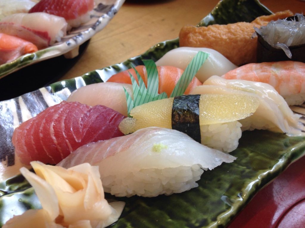 日本の握り寿司