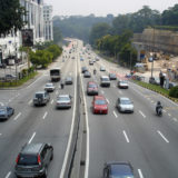 マレーシアのクアラルンプールの道路