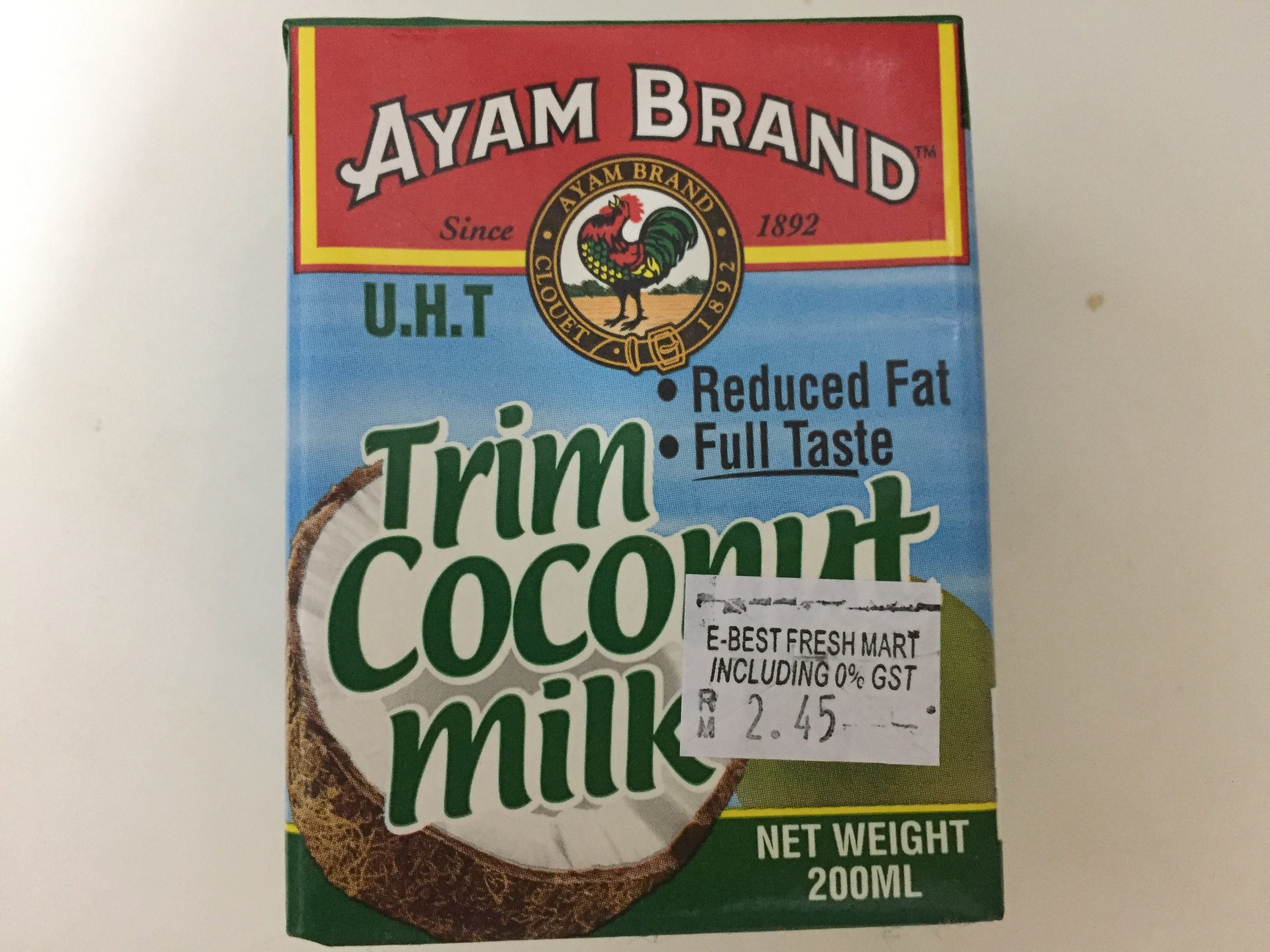 買物 ココナッツミルク 400ml Coconut Milk 料理の素 マレーシア ココナッツオイル アジアン食品 エスニック食材 