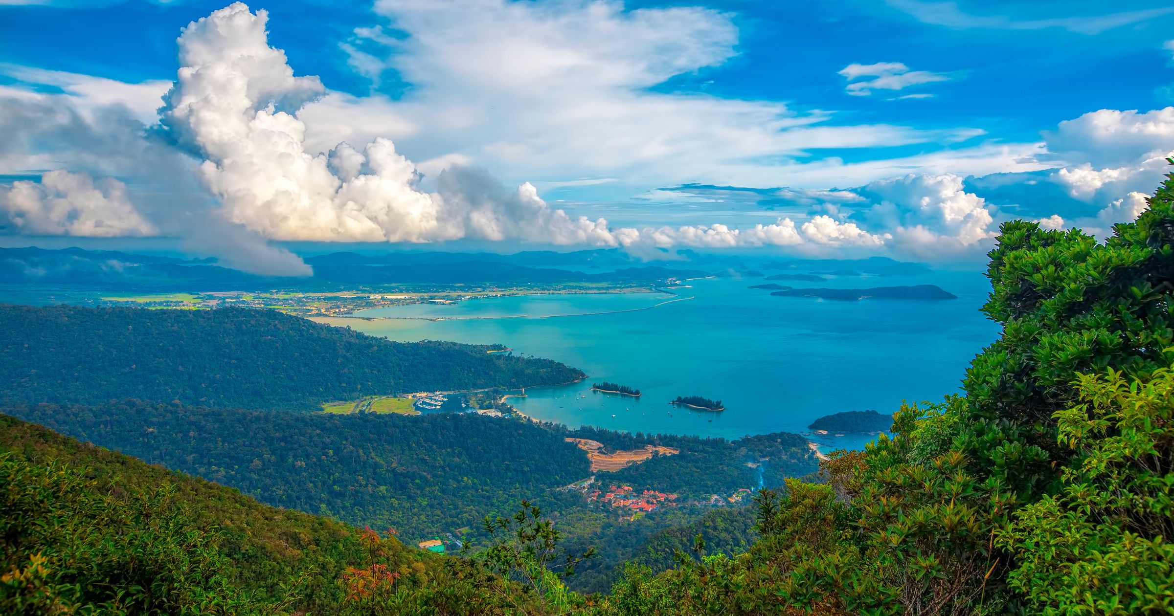 The Jewel of Kedah ランカウイ島 マレーシア パステル画 The Jewel of Kedah ランカウイ島 マレーシア パステル画